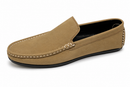 Saffiera Beige Suede Moccasin Loafer